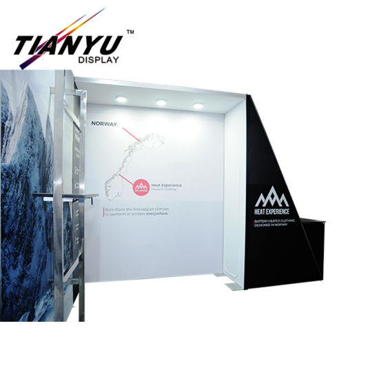 Hot-Sale 10FT Portabel Reusable Pameran Dagang Stan Pameran Standar 3X3 Layar Berdiri