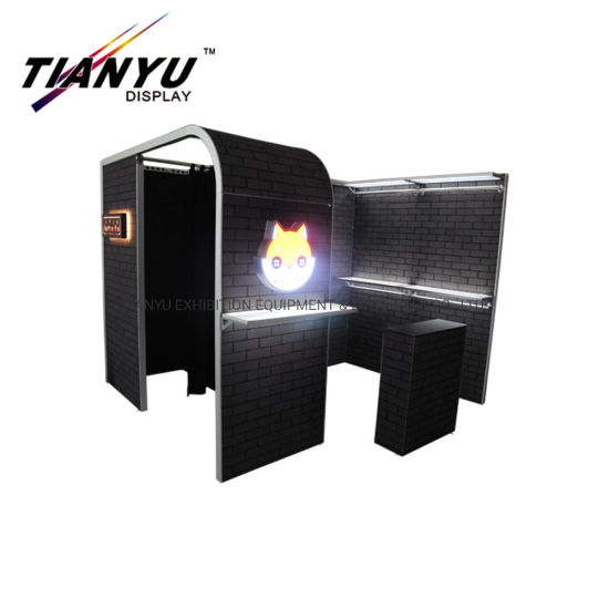 Custom cetak LED Backlit Trade Show Booth Dijual