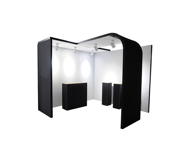 Kustom 3x3 Aluminium Stand Pameran Stand Stan Modular Pameran