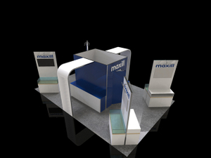 Kustom 3x3 Aluminium Stand Pameran Stand Stan Modular Pameran