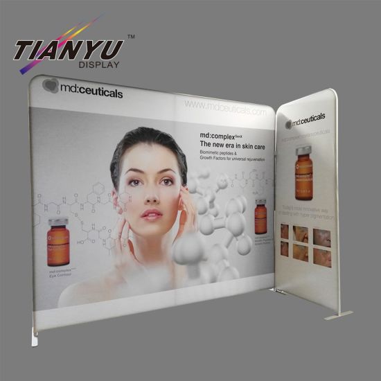 Cina Pemasok Portabel 10ft Trade Show Backdrop Tension Fabric Tampilan