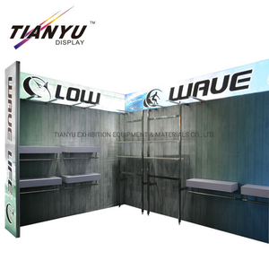 3X9 Kustom Dicetak Stand Peralatan Pameran Portabel Stan Pameran Dagang Portabel