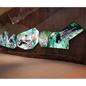 Trend Masa Depan Kustom Berbeda Shape Iklan Aluminium Dinding LED Light Box