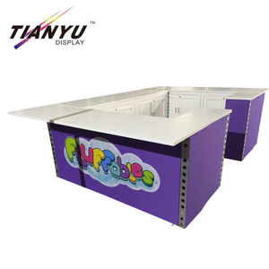 Hot Sale & Fleksibel Advertising Promotion Table, Pameran Promosi Counter, Promotor Promosi tabel