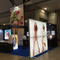 Waterproof LED Fabric Light Box Bingkai Tanda Advertising
