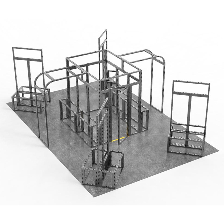 Kustom 3x3 Aluminium Stand Pameran Stand Stan Modular Pameran