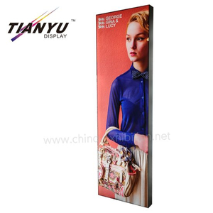 Silicone Jalur Periklanan Light Box LED Fabric Light Box untuk Exhibition Gallery Gantung Penayangan Iklan