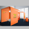 Sistem M Series 4X6 Alat Tampilan Gratis DIY Desain Pameran Dagang Booth Modular
