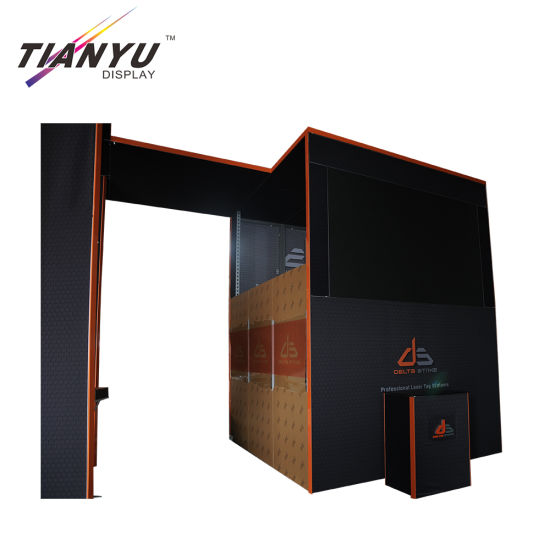 Grosir Disesuaikan Aluminium Bingkai 3X3 Exhibition Booth Berdiri