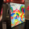 Waterproof LED Fabric Light Box Bingkai Tanda Advertising