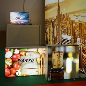 Pabrik Grosir Berbeda Ukuran Aluminium Fabric Bingkai Profil Periklanan LED Tekstil Light Box