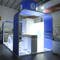 Mudah Merakit 3X6 Pulau Khusus Modular Pameran Portabel Stan Stand Tampilkan dengan Pintu