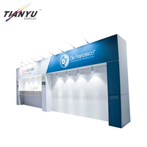 10X20FT Desain Pameran Pameran Booth Pameran Aluminium Cina Murah untuk Pameran