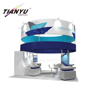 Dagang Tampilkan Modular Reusable Pameran Tampilan Berdiri