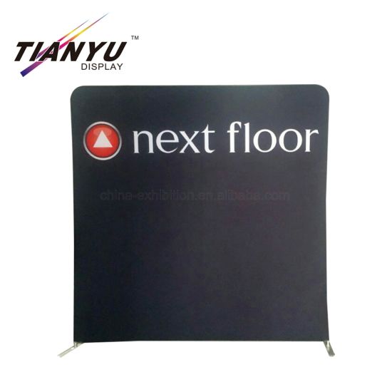 Cina Pemasok Portabel 10ft Trade Show Backdrop Tension Fabric Tampilan