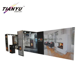 Hot Sale Advertising10X20 Kustom Pameran Dagang Pameran Dagang Logo Pameran Kain Booth untuk Penjualan