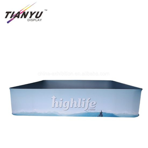 Fabric Hanging Tanda Dari langit-langit Hanging Banner untuk Pameran Booth